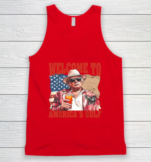 President Trump Welcome To America's Gulf Mexico Tank Top 4