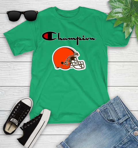 NFL Football Cleveland Browns Champion Shirt Youth T-Shirt 3
