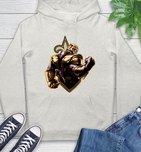 NFL Thanos Avengers Endgame Football Sports New Orleans Saints Hoodie 12