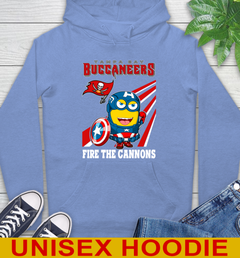 NFL Football Tampa Bay Buccaneers Captain America Marvel Avengers Minion Shirt Hoodie 11