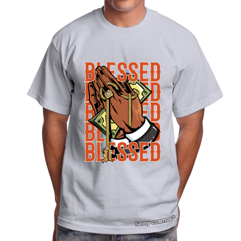 Air Jordan 1 Shattered Backboard matching sneaker tshirt Drake Blessed Orange and White Jordan Tshirt