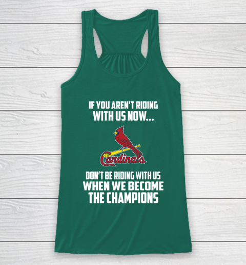 MLB St.Louis Cardinals Baseball We Become The Champions Racerback Tank 5