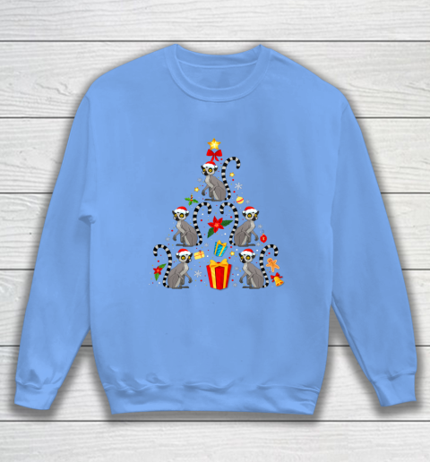 Lemur Christmas Ornament Tree Funny Gift Sweatshirt 8