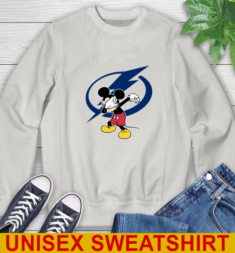Tampa Bay Lightning NHL Hockey Dabbing Mickey Disney Sports Sweatshirt 12