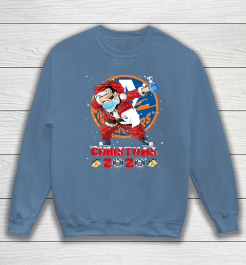 New York Islanders Funny Santa Claus Dabbing Christmas 2020 NHL Sweatshirt 6