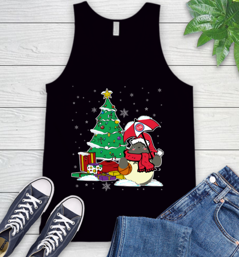 Detroit Pistons NBA Basketball Cute Tonari No Totoro Christmas Sports Tank Top