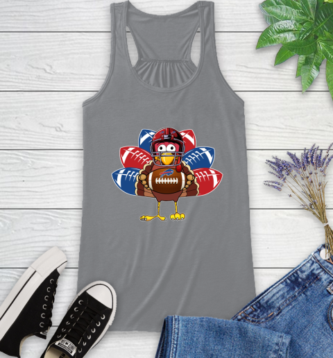 Buffalo Bills Turkey Thanksgiving Day Racerback Tank 5