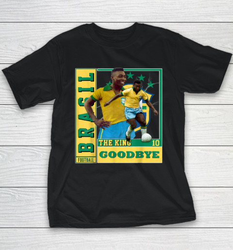 Pele Football Legend Shirt Pelé 10 The King Football Player Youth T-Shirt