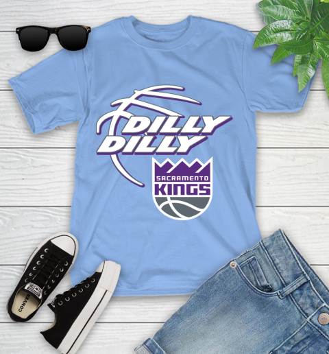 NBA Sacramento Kings Dilly Dilly Basketball Sports Youth T-Shirt 11