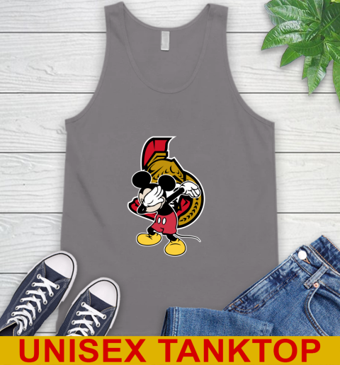 Ottawa Senators NHL Hockey Dabbing Mickey Disney Sports Tank Top 7