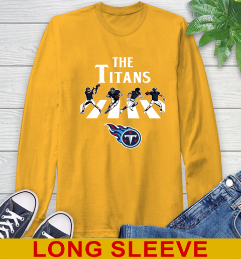 NFL Football Tennessee Titans The Beatles Rock Band Shirt Long Sleeve T-Shirt 2