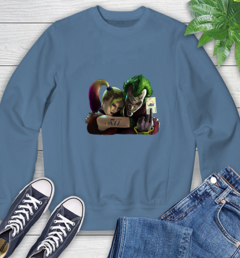 Utah Jazz NBA Basketball Joker Harley Quinn Suicide Squad Sweatshirt - Image 8