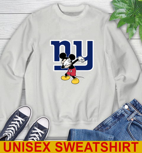 New York Giants NFL Football Dabbing Mickey Disney Sports Sweatshirt 5
