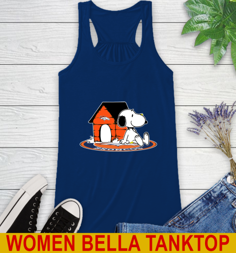 NFL Football Denver Broncos Snoopy The Peanuts Movie Shirt Racerback Tank 9