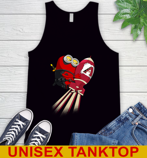 MLB Baseball Arizona Diamondbacks Deadpool Minion Marvel Shirt Tank Top