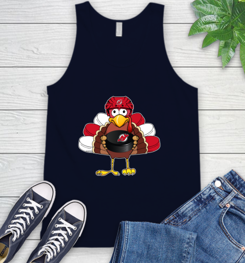 New Jersey Devils Turkey Thanksgiving Day Tank Top 3