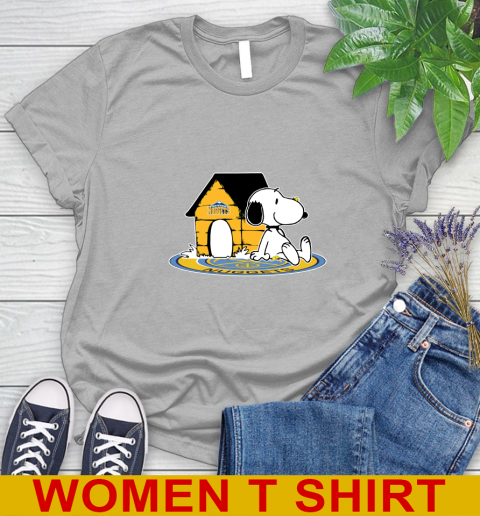 NBA Basketball Denver Nuggets Snoopy The Peanuts Movie Shirt Women's T-Shirt 5