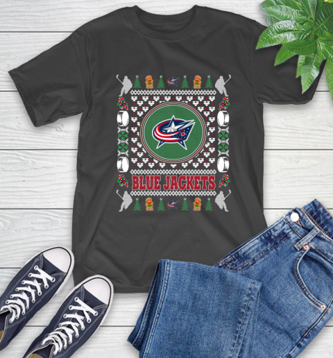 Columbus Blue Jackets Merry Christmas NHL Hockey Loyal Fan Ugly Shirt