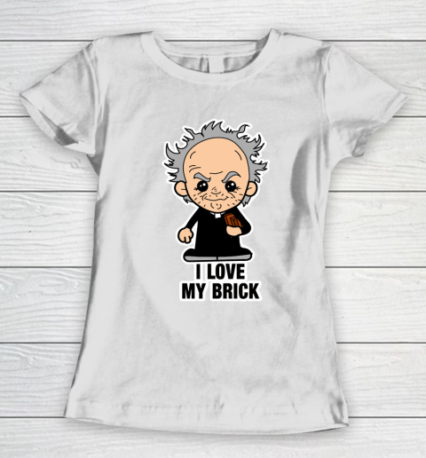 Father's Day Funny Gift Ideas Apparel  Lil Father Jack  Brick Women's T-Shirt