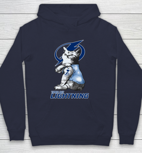 NHL My Cat Loves Tampa Bay Lightning Hockey Hoodie 2