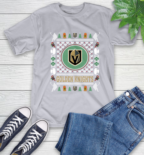 Vegas Golden Knights Merry Christmas NHL Hockey Loyal Fan Ugly Shirt 6