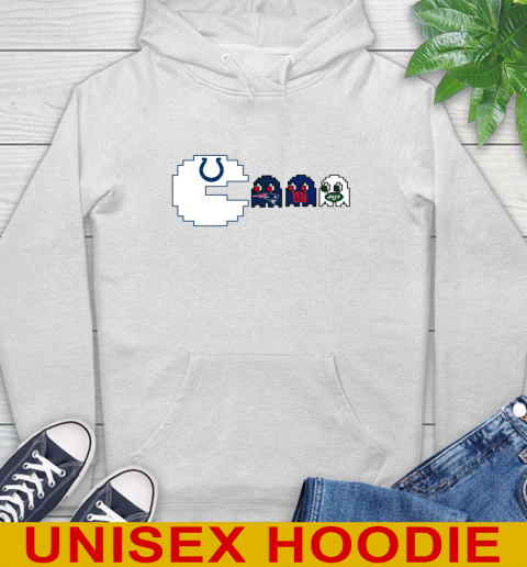 Indianapolis Colts NFL Football Pac Man Champion Hoodie Tee For Sports