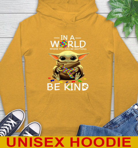 In The World Where You Can Be Anything Be Kind Autism Baby Yoda Shirts 14