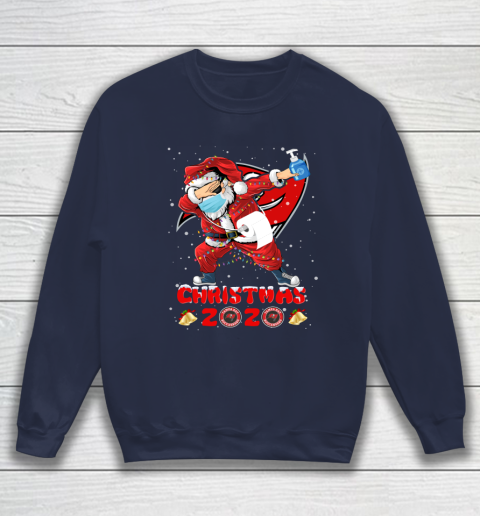 Tampa Bay Buccaneers Funny Santa Claus Dabbing Christmas 2020 NFL Sweatshirt 2