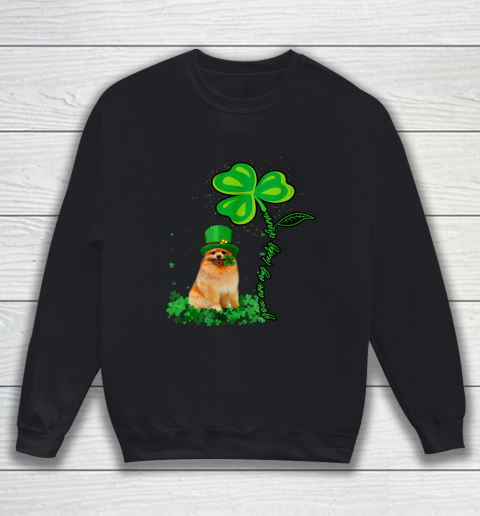 St Patricks Day Pomeranian My Lucky Charm Sweatshirt