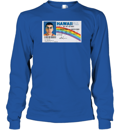 mclovin hawaii id shirt