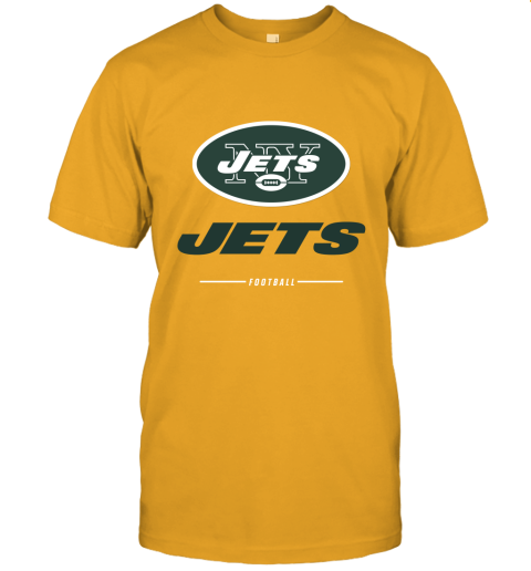 Men's new york jets NFL Pro Line Black Team Lockup Unisex Jersey Tee