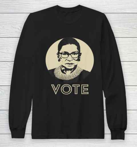 Ruth Bader Ginsburg RBG VOTE Long Sleeve T-Shirt