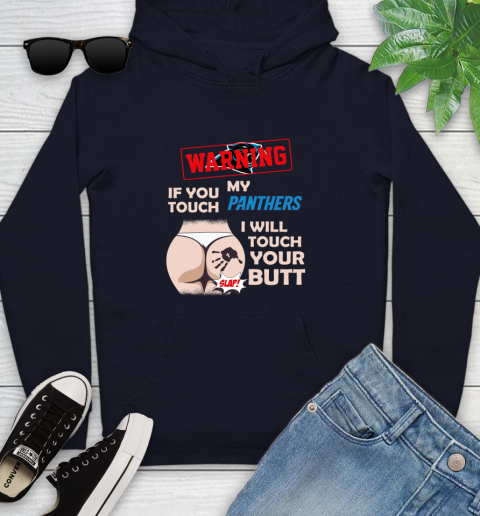 Buffalo Bills NFL Football Warning If You Touch My Team I Will Touch My Butt Youth Hoodie 3