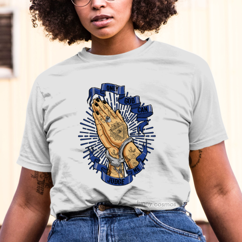 Air Jordan 5 Blue Suede Matching Sneaker Tshirt Only God Can Judge Me Black and Blue Jordan Tshirt