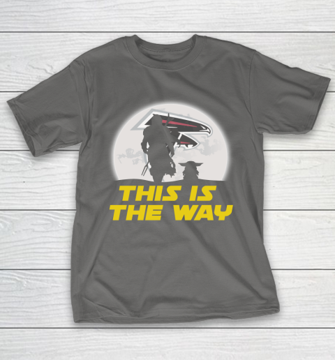 Atlanta Falcons NFL Football Star Wars Yoda And Mandalorian This Is The Way T-Shirt 8