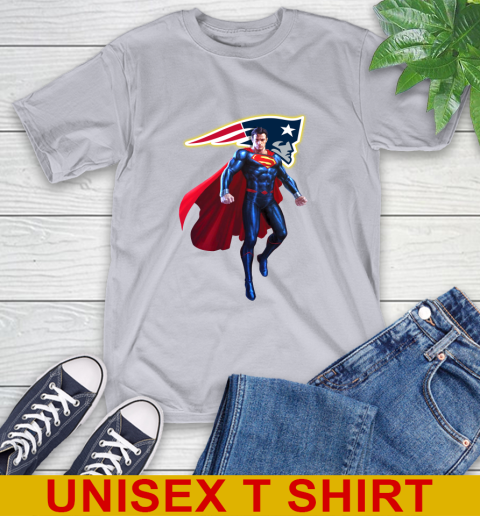 NFL Superman DC Sports Football New England Patriots T-Shirt 6