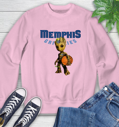 Memphis Grizzlies NBA Basketball Groot Marvel Guardians Of The Galaxy Sweatshirt 9