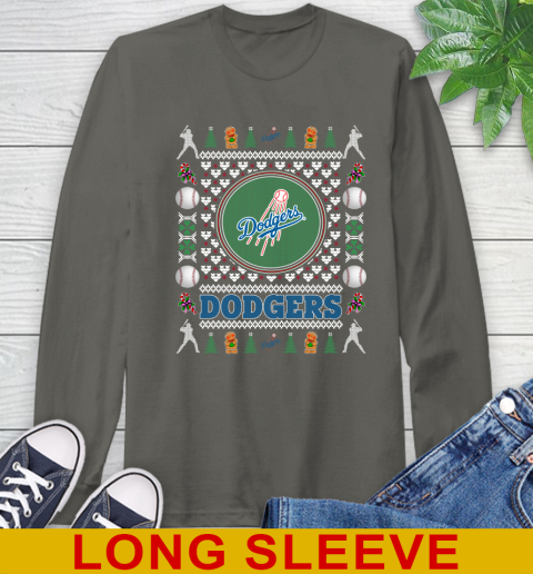Los Angeles Dodgers Merry Christmas MLB Baseball Loyal Fan Long Sleeve T-Shirt 10