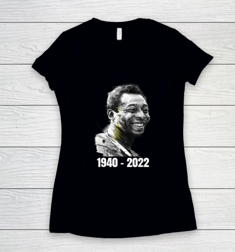 Pele 1940  2022 Legend Women's V-Neck T-Shirt