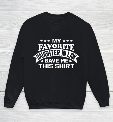 Gift For Father Mother in Law shirt From Daughter In Law Youth Sweatshirt