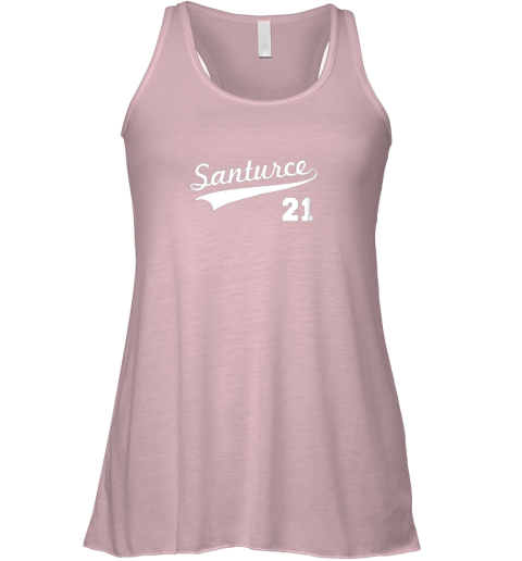 urjz vintage santurce 21 puerto rico baseball flowy tank 32 front soft pink