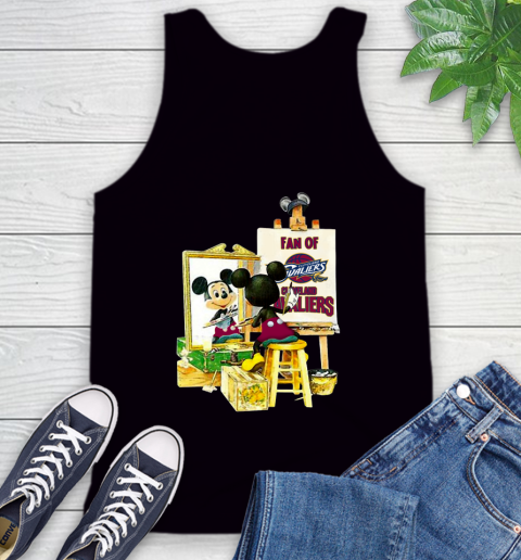NBA Basketball Cleveland Cavaliers Mickey Drawing Shirt 66