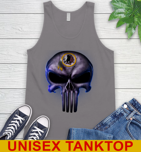 Washington Redskins NFL Football Punisher Skull Sports Tank Top 6