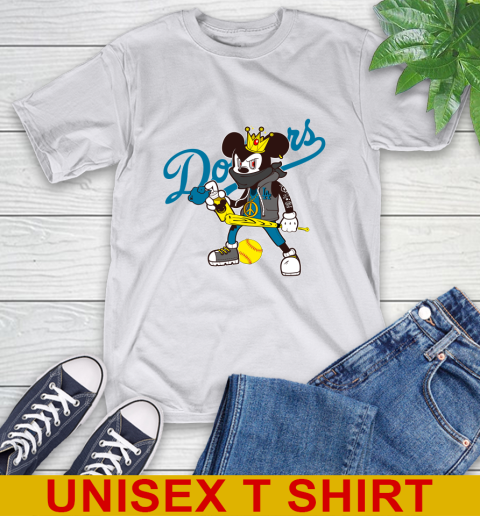 Los Angeles Dodgers MLB Baseball Mickey Peace Sign Sports T-Shirt 12