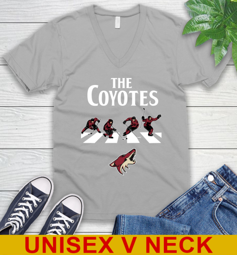 NHL Hockey Arizona Coyotes The Beatles Rock Band Shirt V-Neck T-Shirt 3