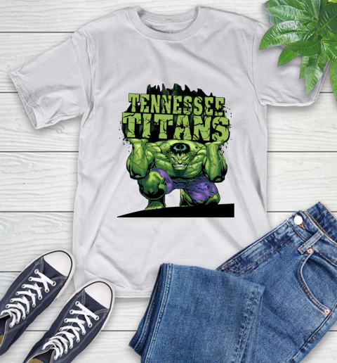 Tennessee Titans NFL Football Incredible Hulk Marvel Avengers Sports T-Shirt 12