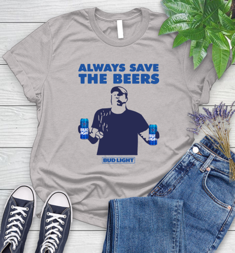 Always Save The Bees Beers Bud Light Jeff Adams Beers Over Baseball Women's T-Shirt 10