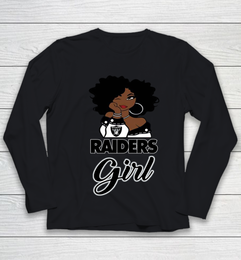 Oakland Raiders Girl NFL Youth Long Sleeve