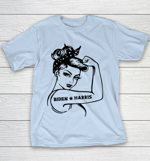 Biden Harris 2020  Joe Biden Kamala Harris Girl Empowerment Youth T-Shirt 4