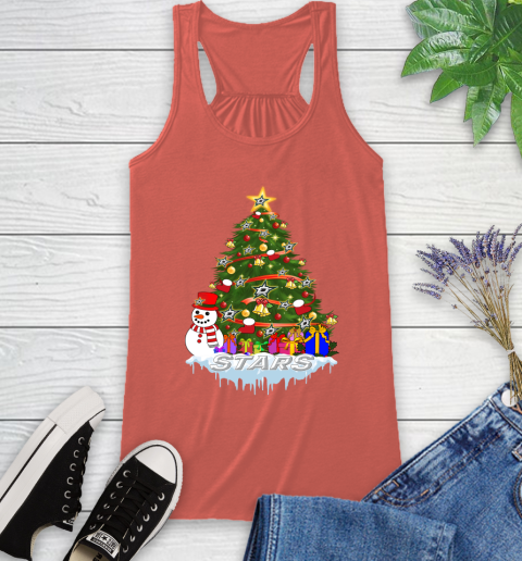 Dallas Stars Merry Christmas NHL Hockey Sports Racerback Tank 4